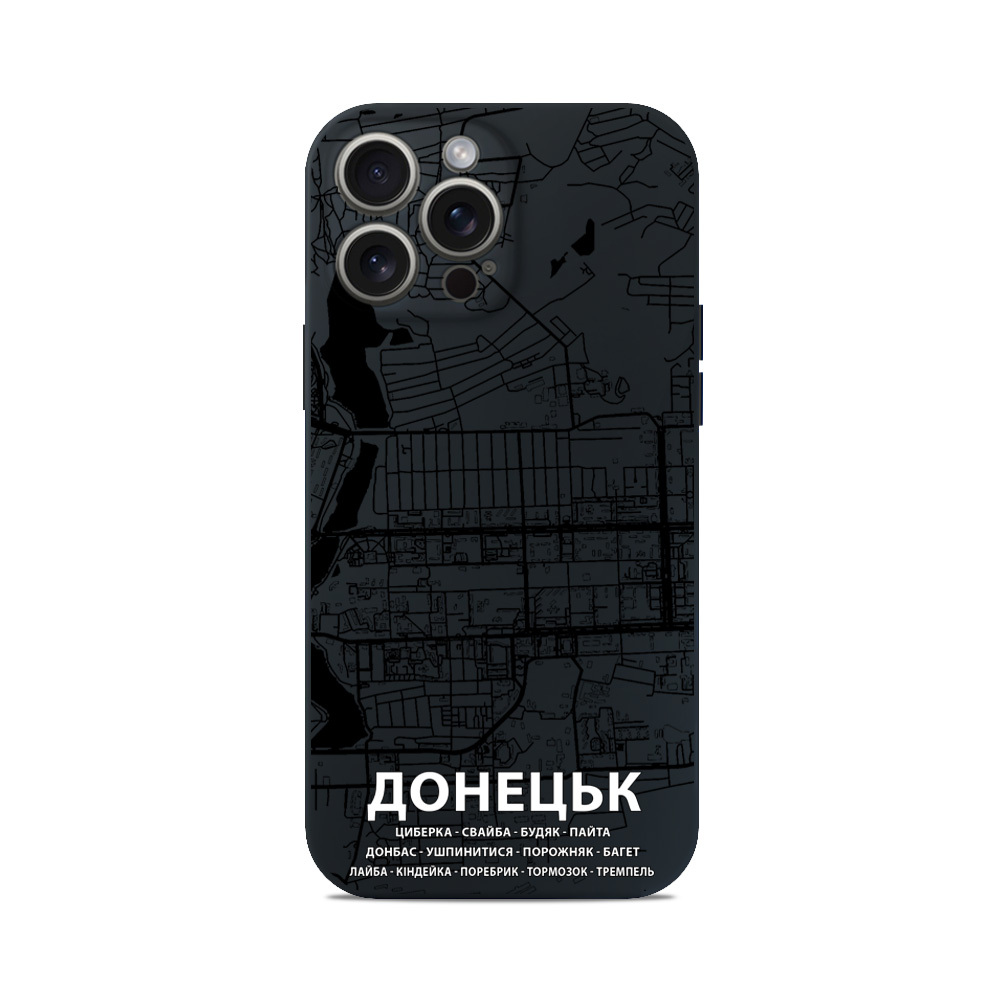 Чохол для iPhone МАПА ДОНЕЦЬК