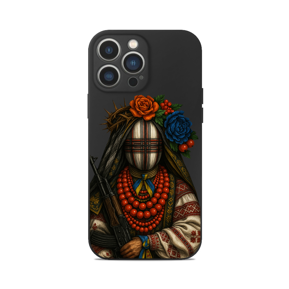 Чохол для iPhone ЛЯЛЬКА МОТАНКА ОЗБРОЄНА