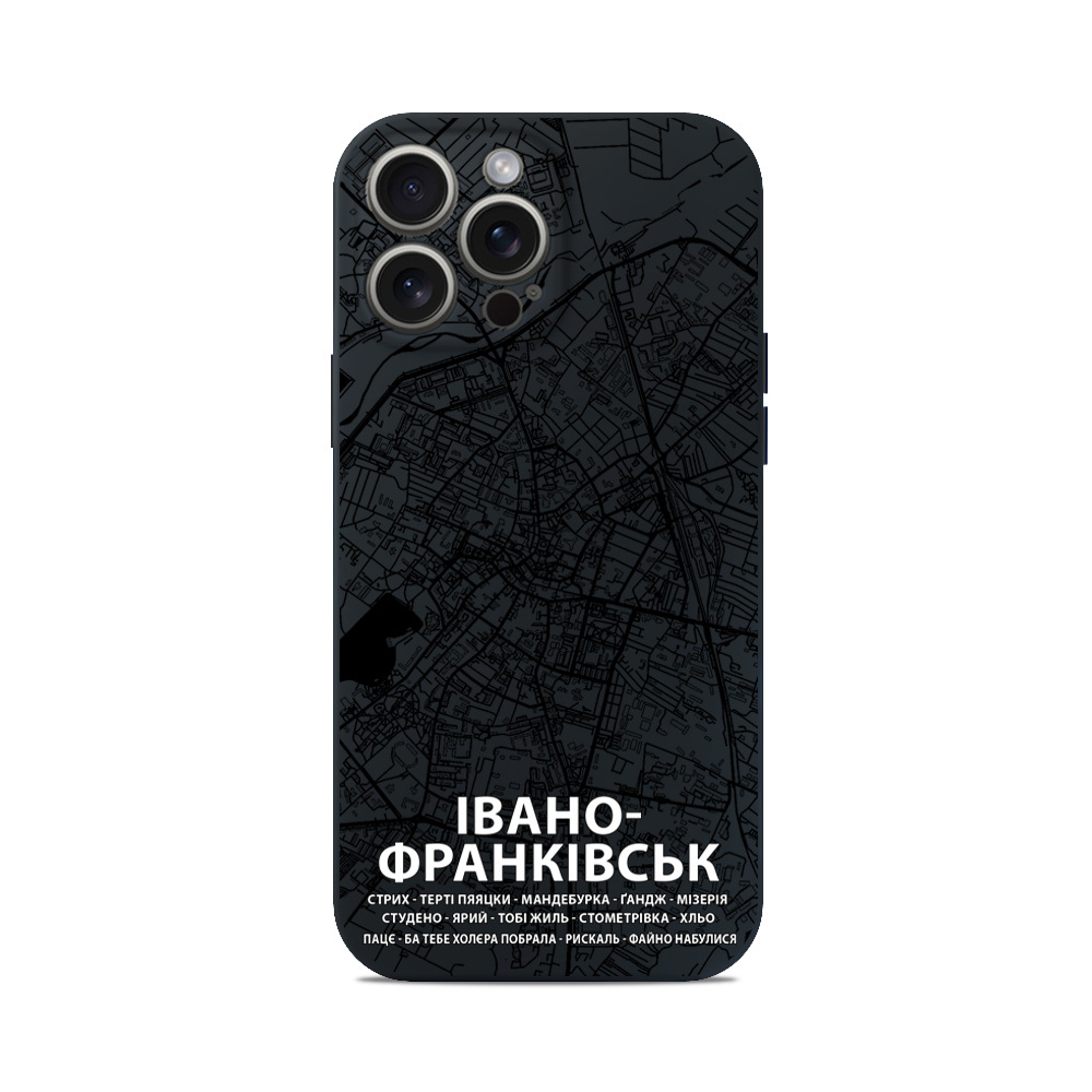 Чохол для iPhone МАПА ІВАНО ФРАНКІВСЬК