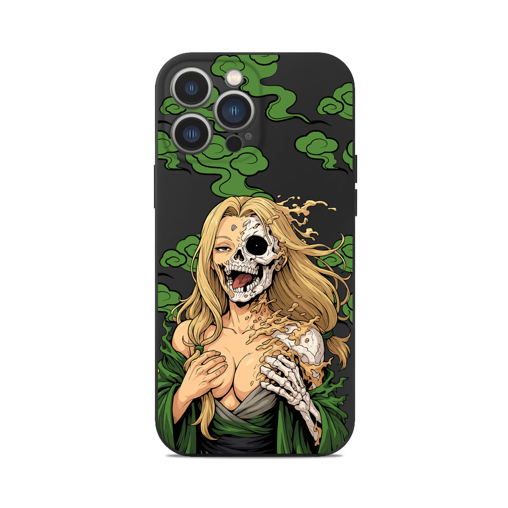 Чохол для iPhone АНІМЕ ЧЕРЕП ДІВЧИНА