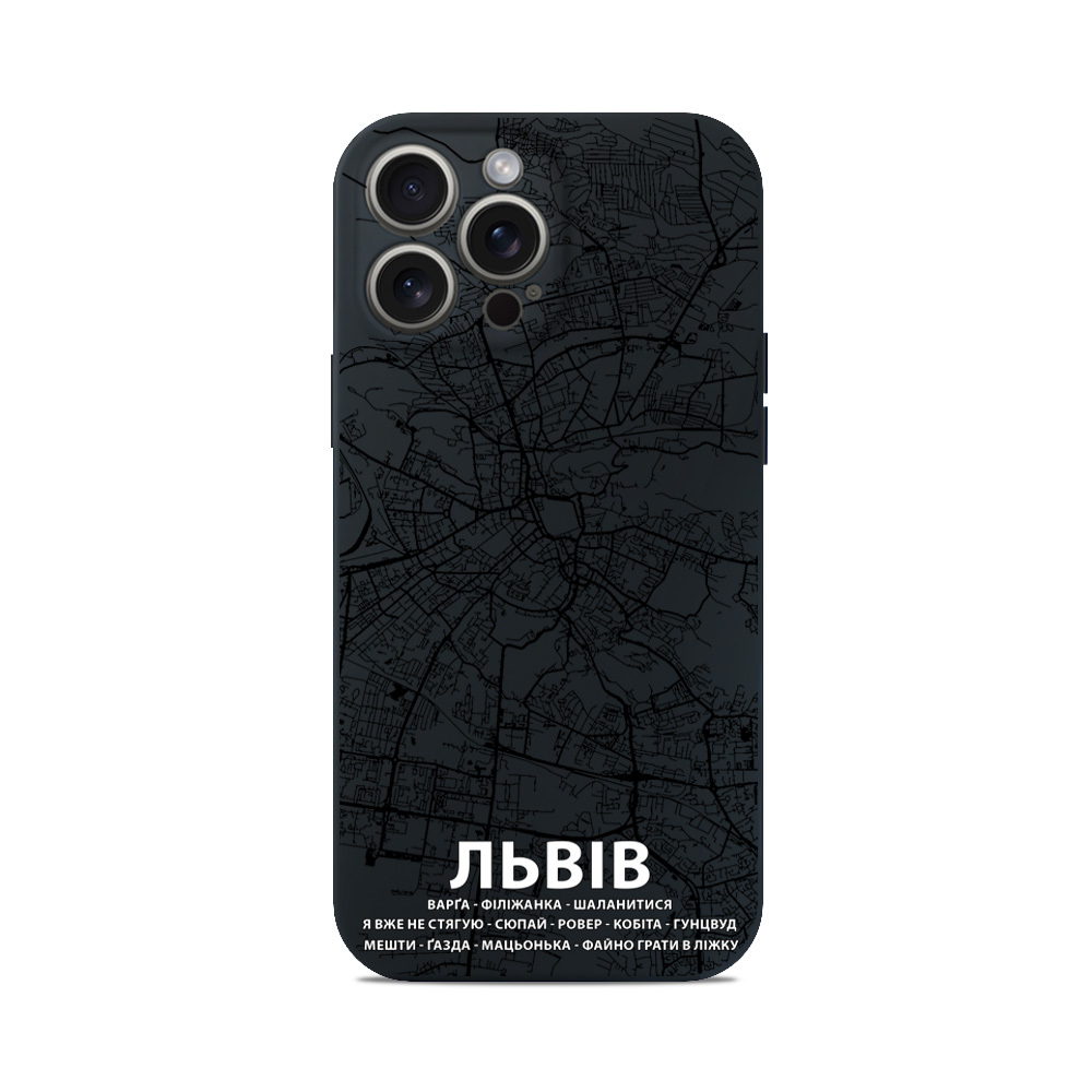 Чохол для iPhone МАПА ЛЬВІВ