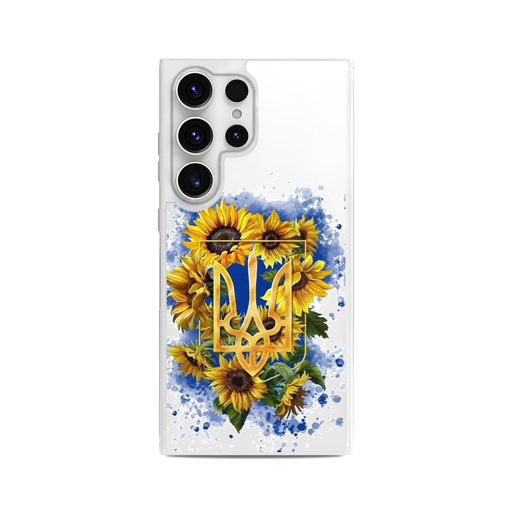 Чохол для Samsung СОНЯШНИК ГЕРБ КВІТИ