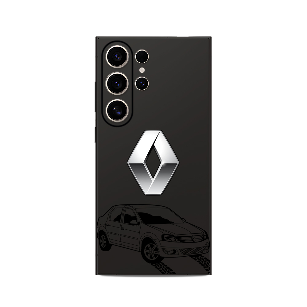 Чохол для Samsung з мікрофіброю Renault Logan 2010