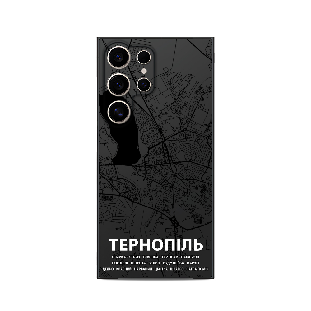 Чохол для Samsung МАПА ТЕРНОПІЛЬ
