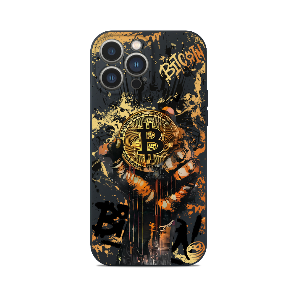 Чохол для iPhone БІКОІН ГРАФІТІ